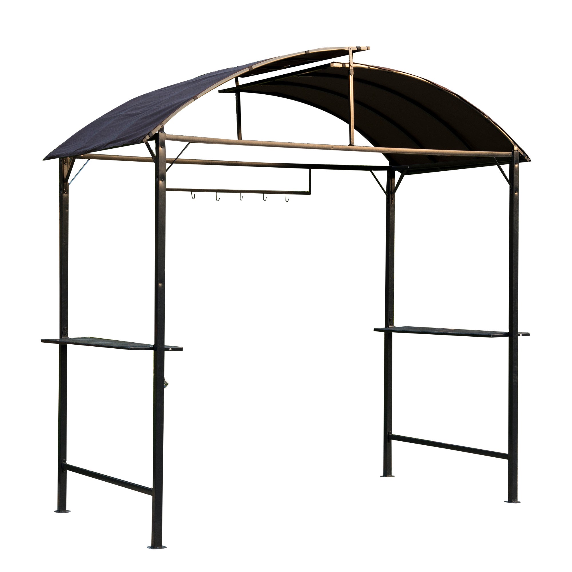 Outsunny Gazebo Marquee Canopy Awning Shelter Garden Patio BBQ Tent Grill Black