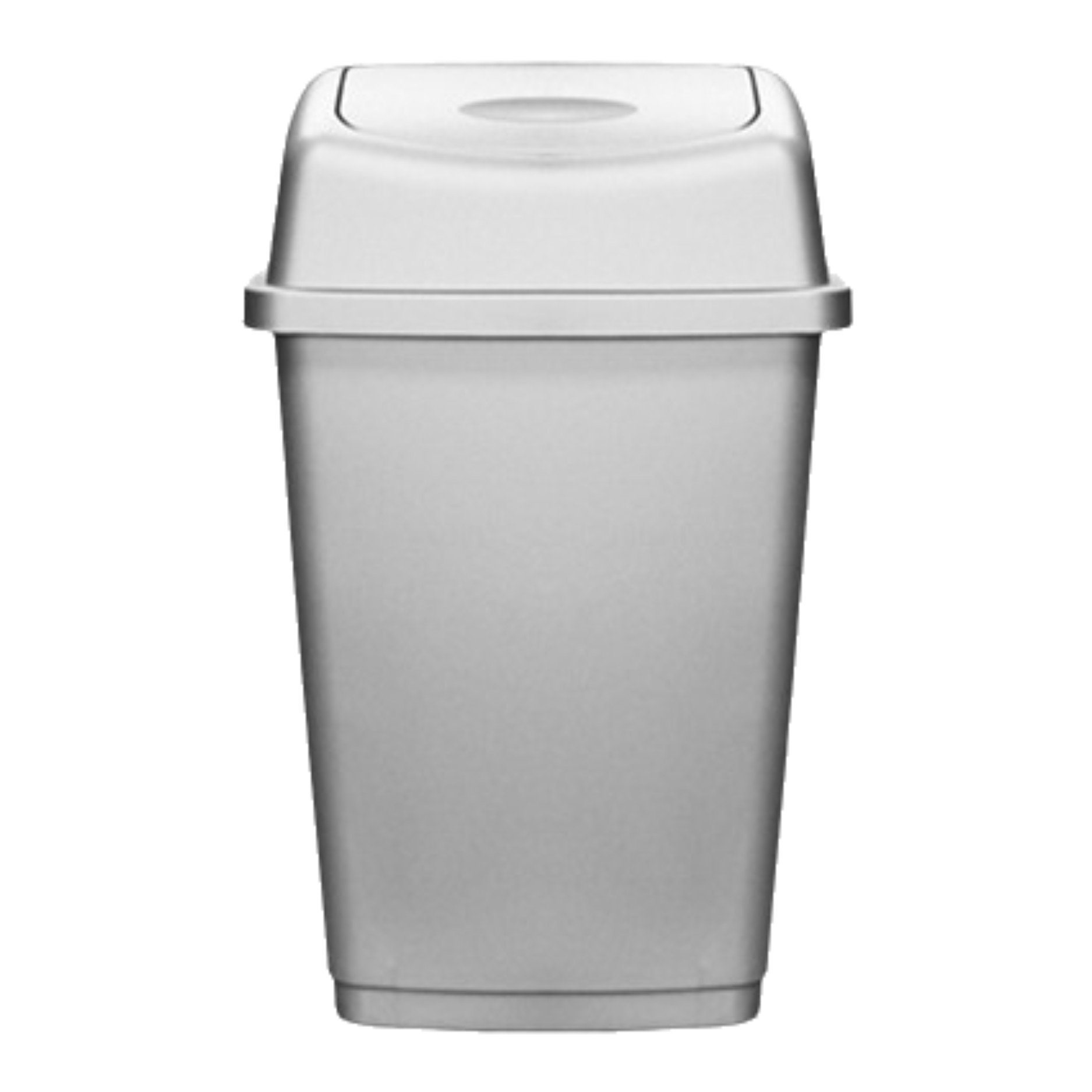 Plastic Swing Bin 12L- 3 Colour variants - Silver - TJ Hughes