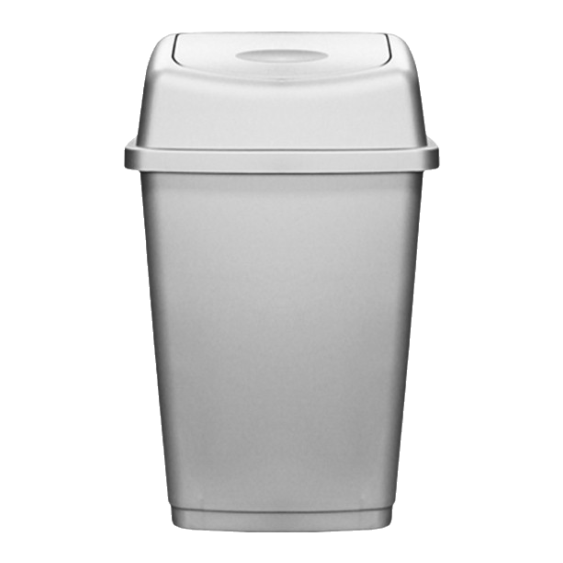 Plastic Swing Bin 50L- 3 Colour variants - Silver - TJ Hughes