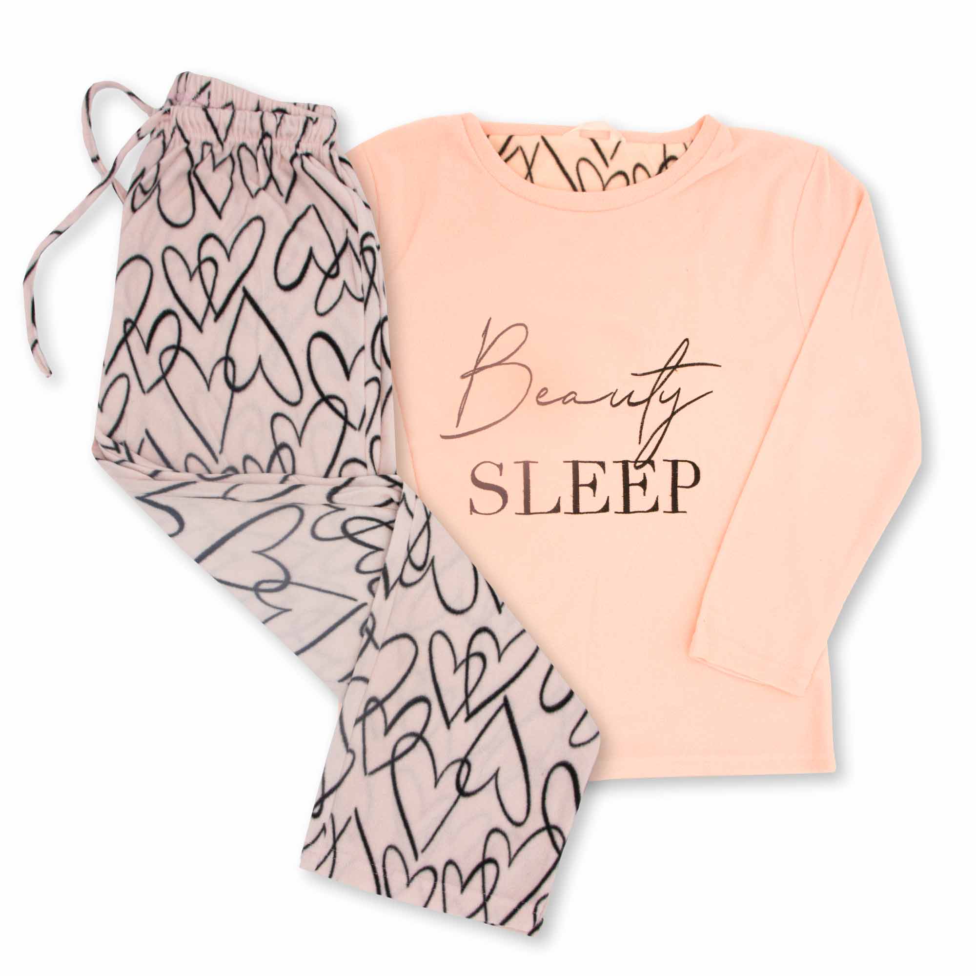 Tru Ladies Beauty Sleep Fleece Pyjama - Size 8-10 - TJ Hughes