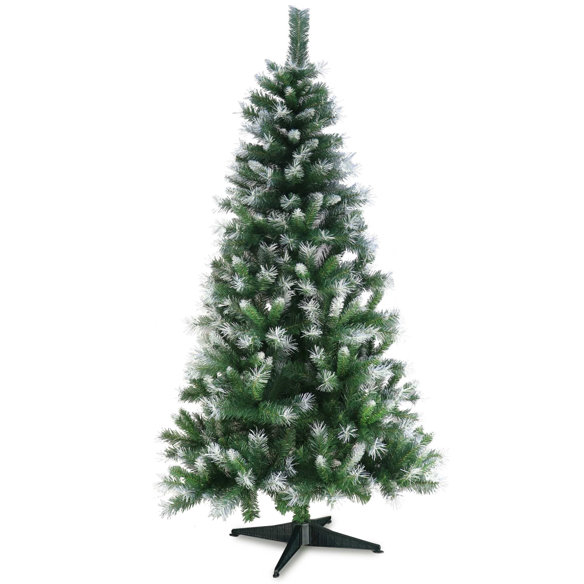 Christmas Sparkle Artificial Frostine Tree 6ft 1.8m - Green  | TJ Hughes