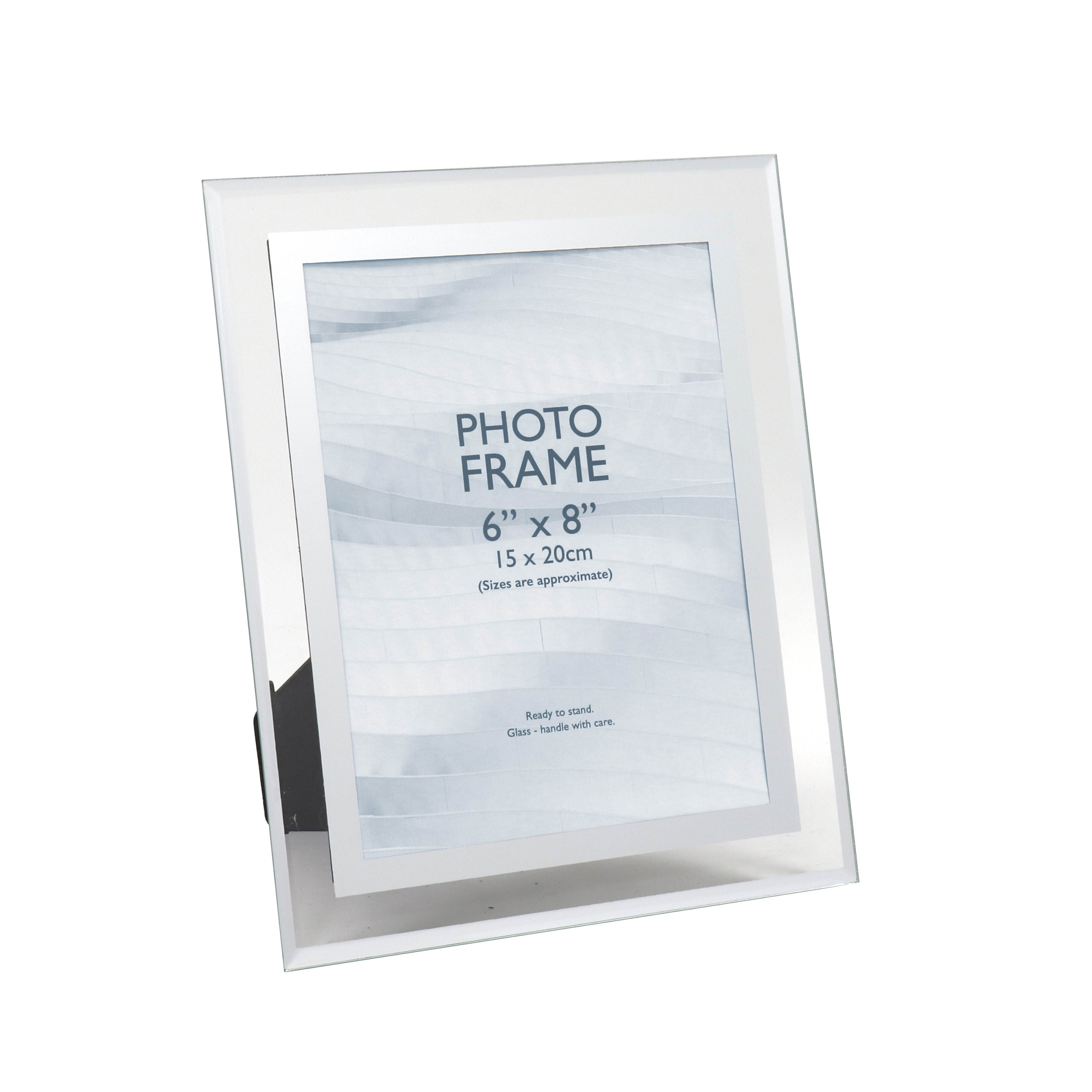 Lewis’s Silver Glass Photo Frame- 6X8  | TJ Hughes