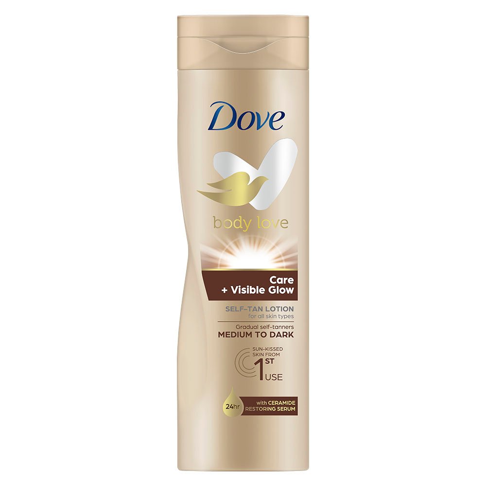 Dove Visible Glow Self-Tan Lotion - Medium To Dark