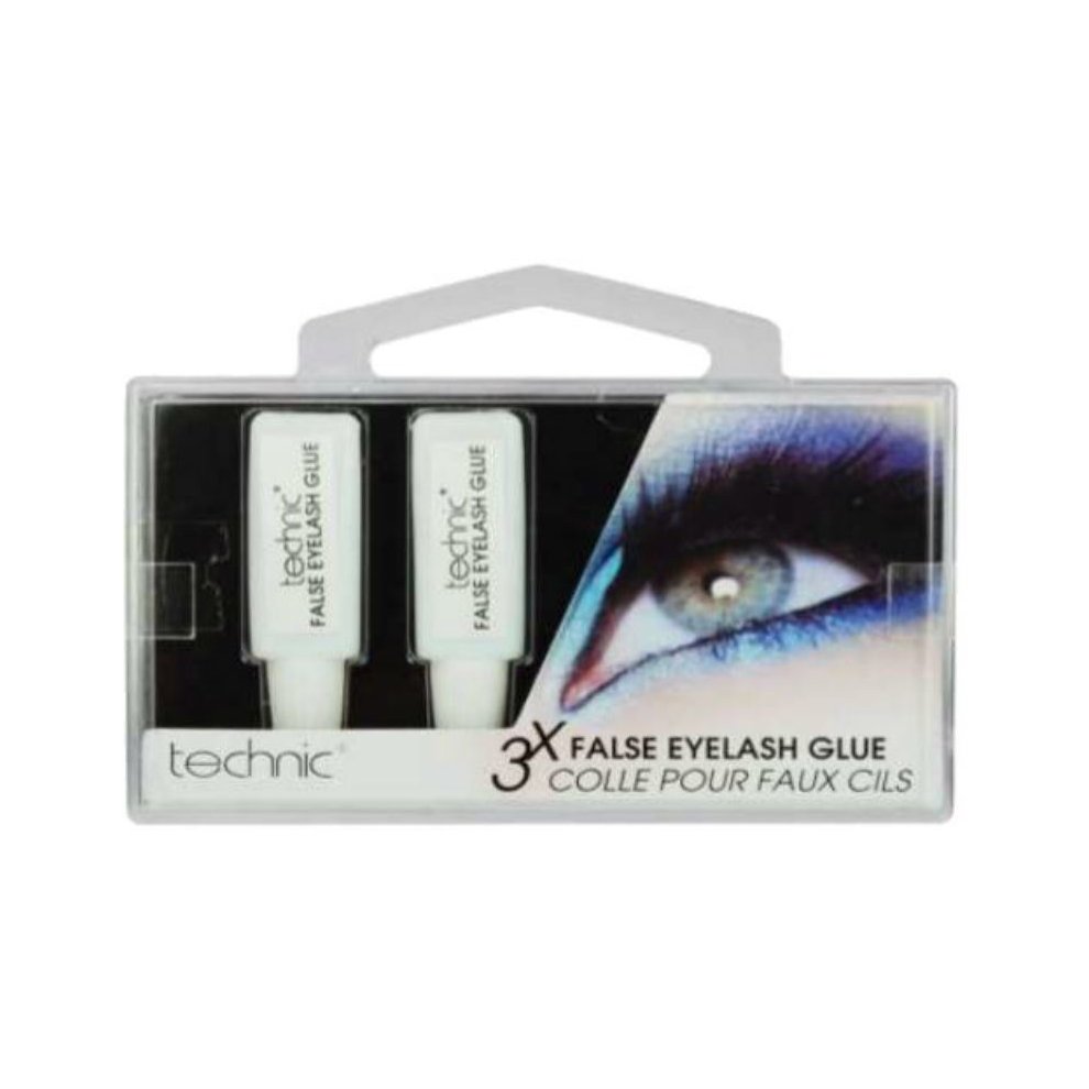 Technic False Eye Lash Glue 3ml x 3 - Technic Cosmetics  | TJ Hughes