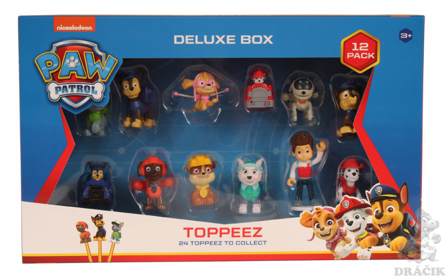 Paw Patrol Pencil Toppeez 12 Pack Deluxe Box  | TJ Hughes