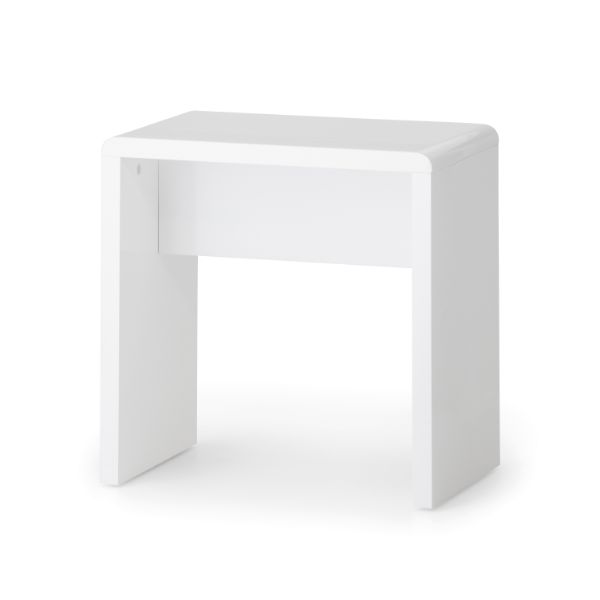 Manhattan Dressing Stool White - Julian Bowen  | TJ Hughes