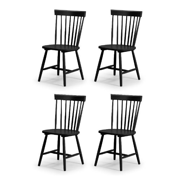 Torino Chairs Set Of 4 Black - Julian Bowen  | TJ Hughes