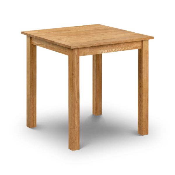 Coxmoor Square Dining Table Oak 75cm - Julian Bowen  | TJ Hughes