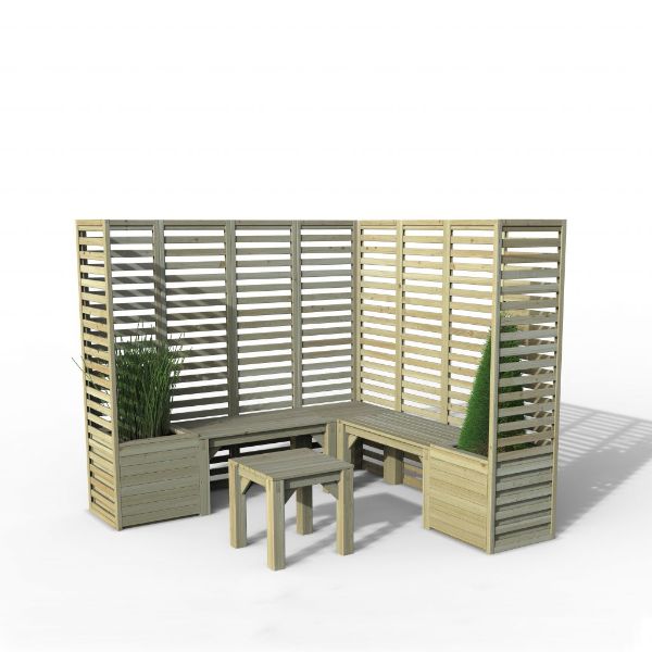 Forest Garden Furniture Modular Seating Option 3  | TJ Hughes