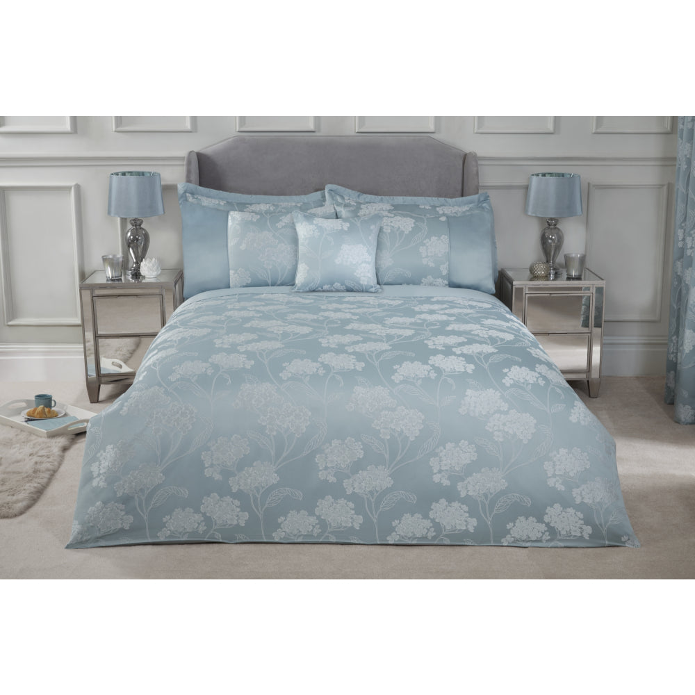 Blossom Luxury Duvet Set - Duck Egg Blue - Double - TJ Hughes