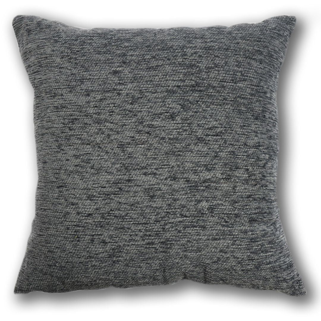 Chenille Charcoal Grey Square Cushion 43 x 43cm - Portfolio  | TJ Hughes