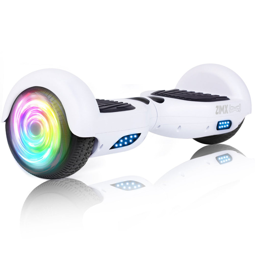 Zimx Hoverboard HB2 With LED Wheels - White  | TJ Hughes