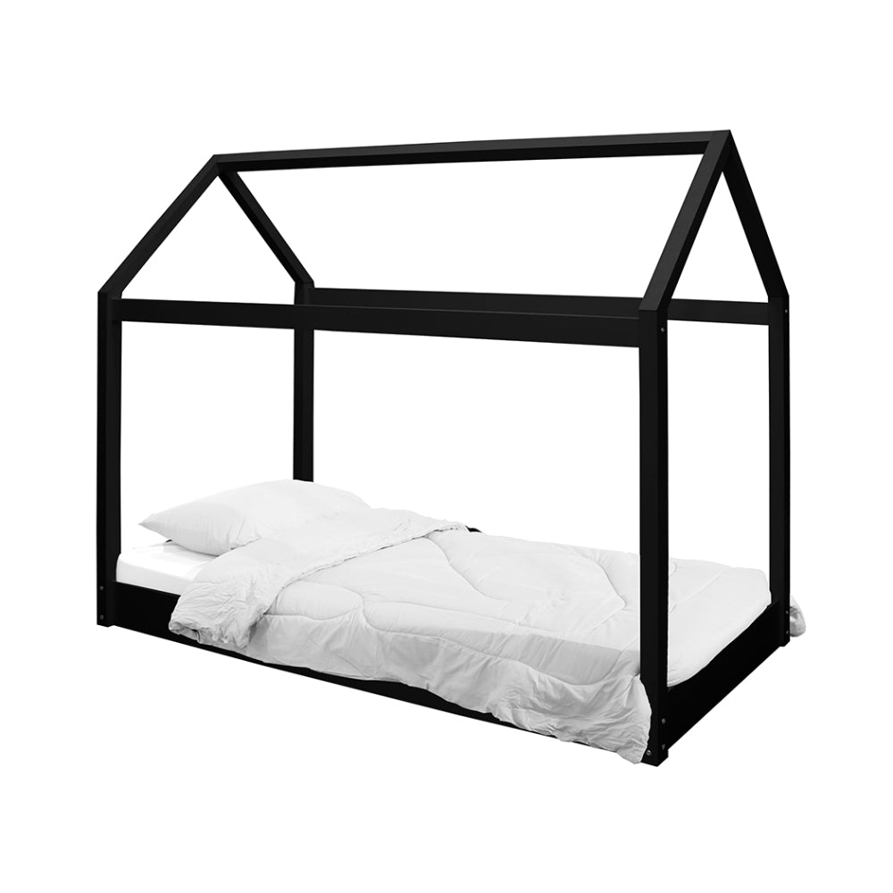 Hickory Single Bed 3ft .9m - Black - LPD Furniture  | TJ Hughes