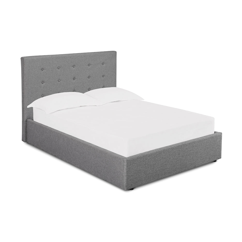Lucca Plus Small Double Bed 4ft 1.4m - Grey - LPD Furniture  | TJ Hughes