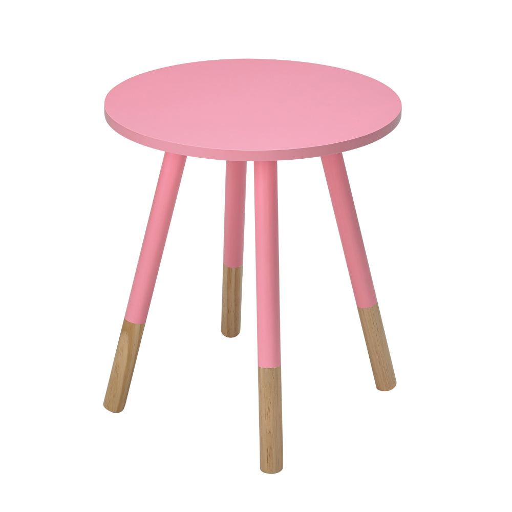 Costa Side Table 40x45x40cm - Pink - LPD Furniture  | TJ Hughes