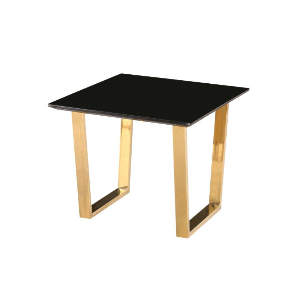 Antibes Lamp Table 60cm - Black - LPD Furniture  | TJ Hughes