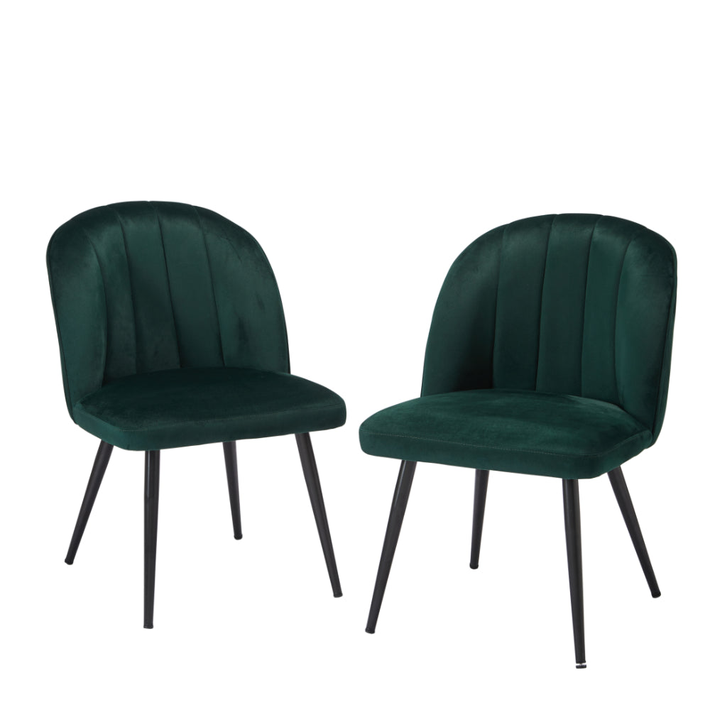 Orla Dining Chairs - Set of 2 - LPD Furniture  | TJ Hughes Green