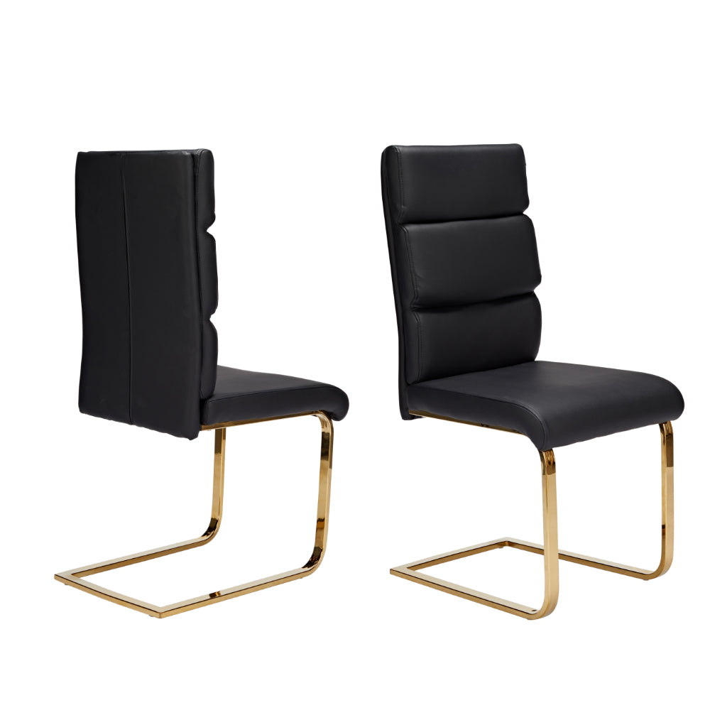 Antibes Dining Chairs - Black - Set of 2 - LPD Furniture  | TJ Hughes