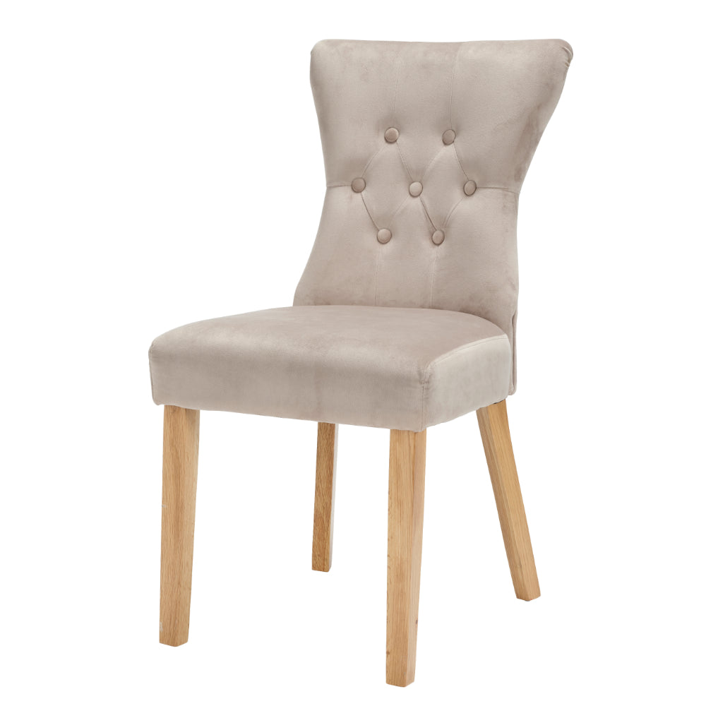 Naples Dining Chairs - Champagne - Set of 2 - LPD Furniture  | TJ Hughes