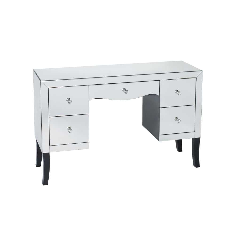 Valentina Mirrored Dressing Table 1.1m - Mirror - LPD Furniture  | TJ Hughes