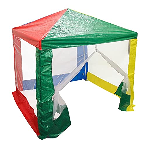 Silver & Stone Children’s Multi Coloured Play Tent Sun Shade 1.5m x 1.5m  | TJ Hughes