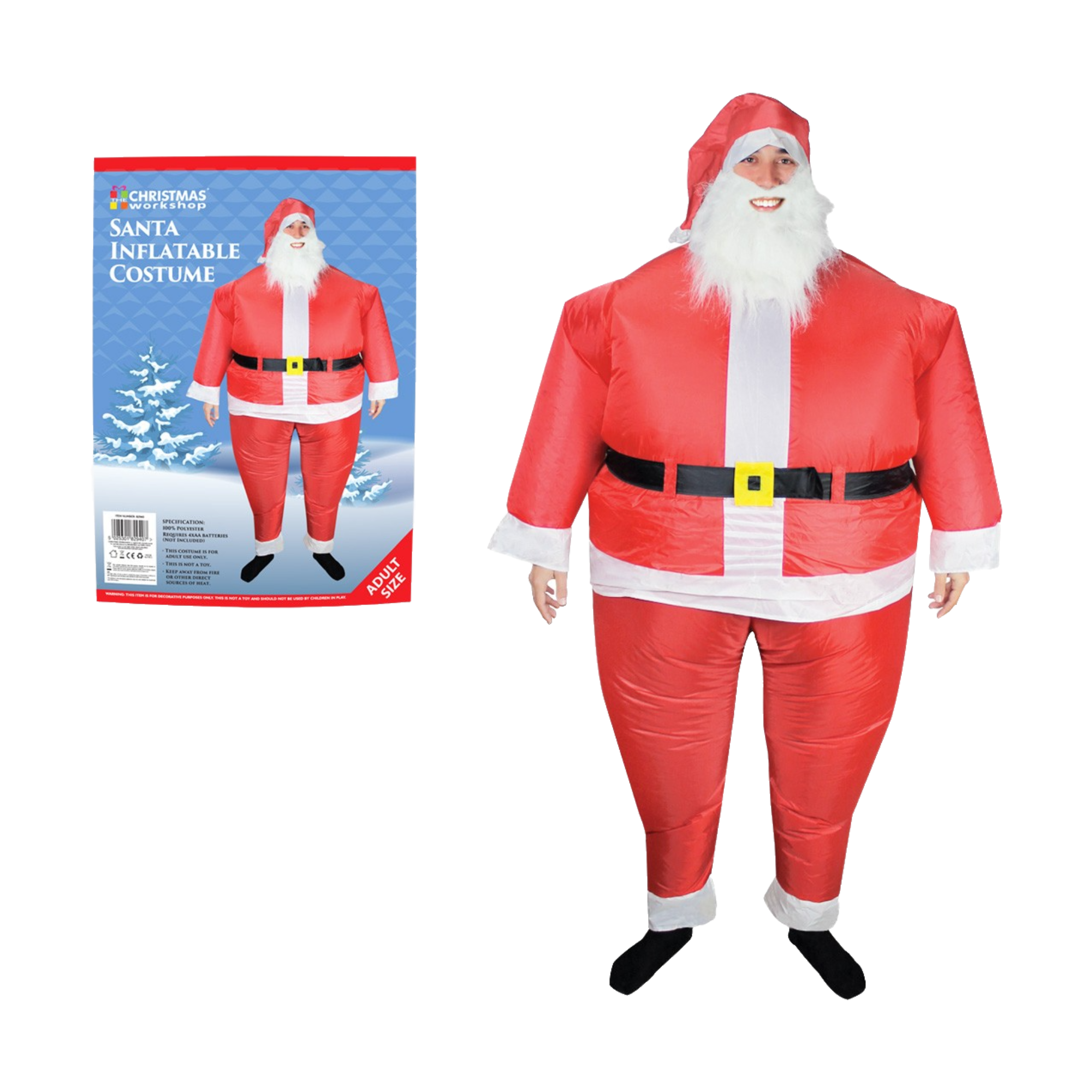 Christmas Inflatable Adult Santa Costume - TJ Hughes