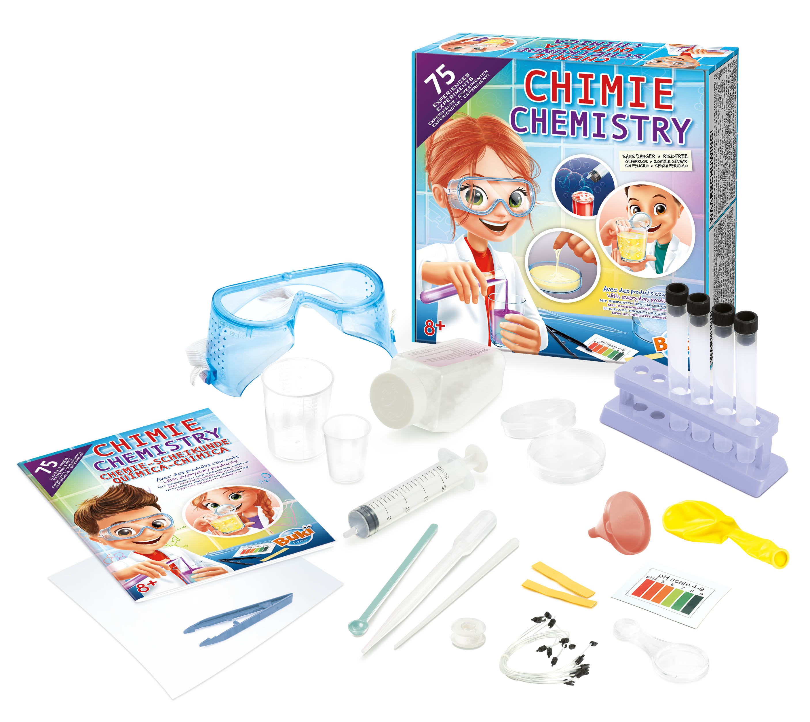 Buki Chemistry Set with 75 Experiments  | TJ Hughes