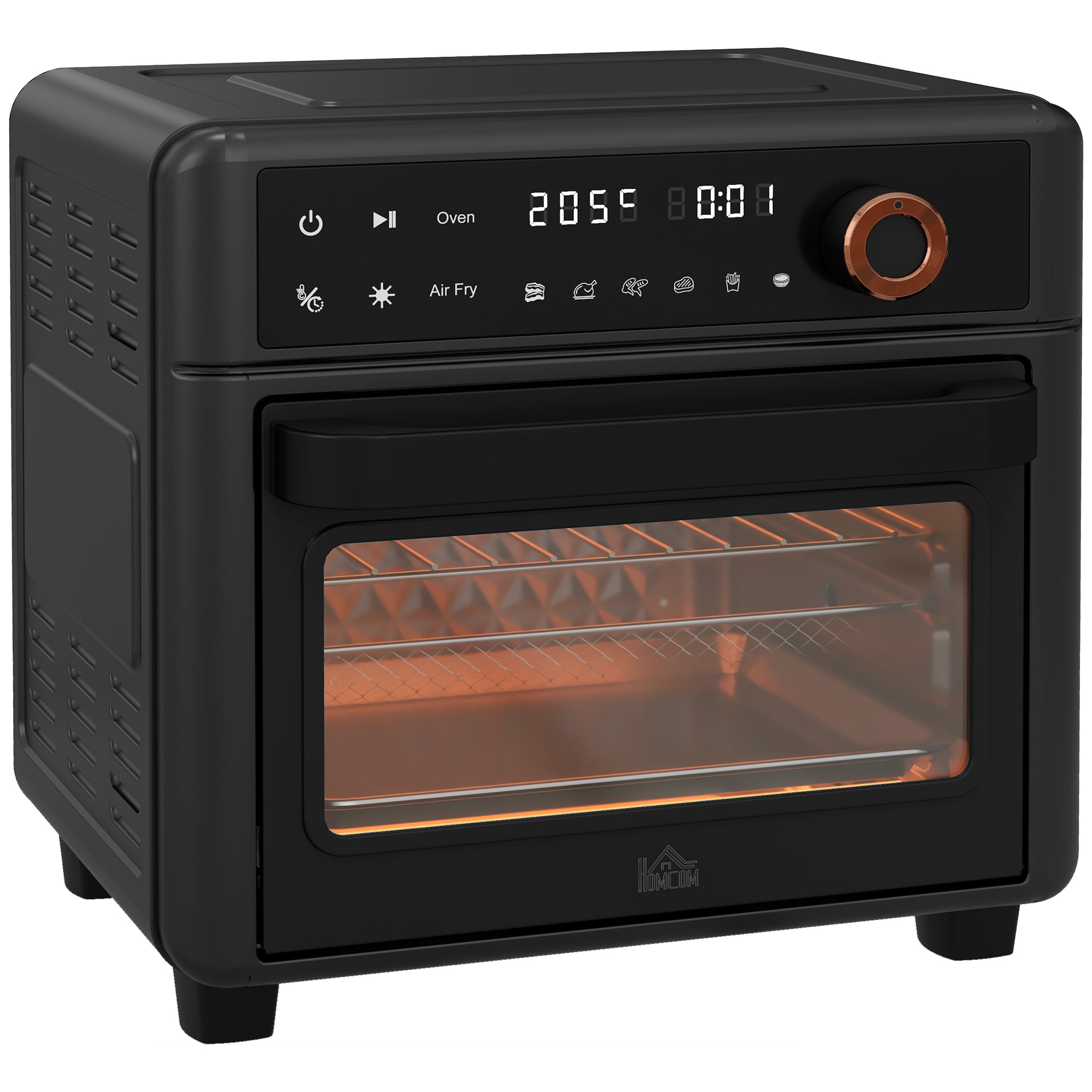 Homcom Air Fryer Toaster Oven, 8-in-1 Convection Oven Countertop