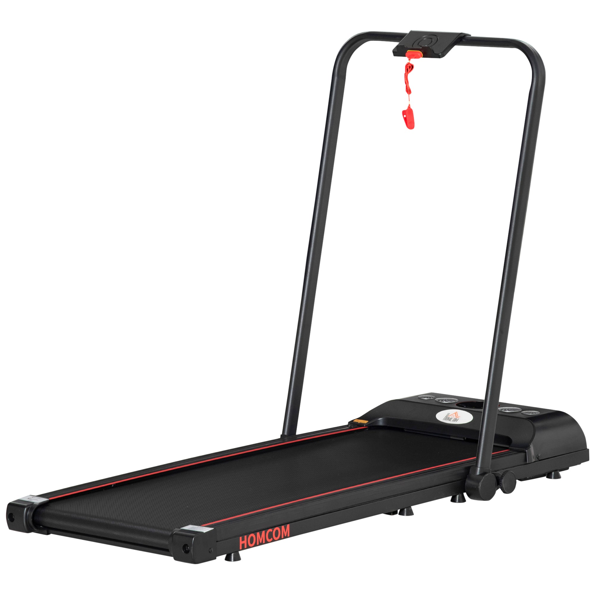 HOMCOM Foldable Walking Treadmill Aerobic Exercise Machine w/ LED Display  | TJ Hughes