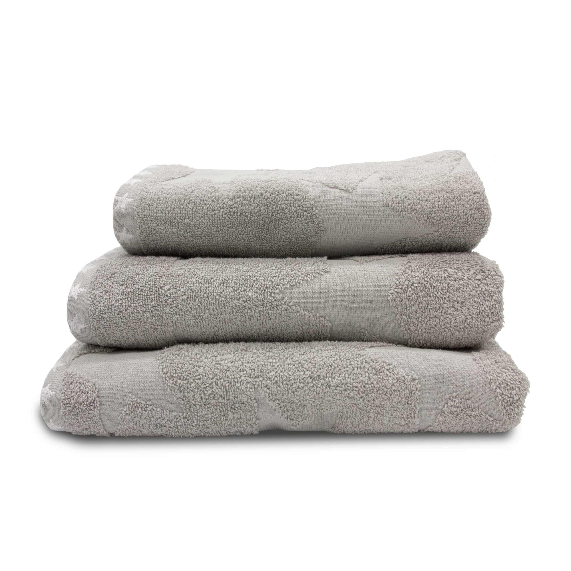 Lewis’s Estrella 100% Cotton Towel Range - Silver - Bath Sheet  | TJ Hughes