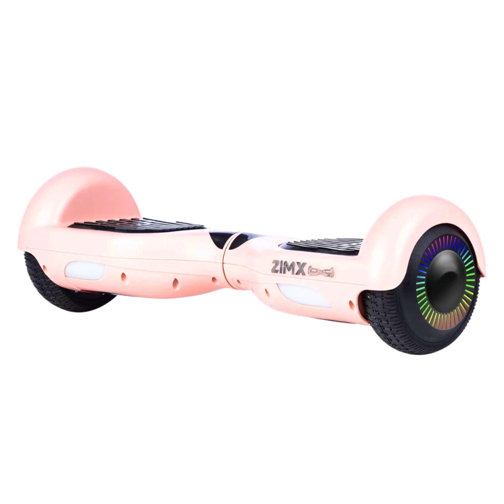 Zimx Hoverboard HB2 With LED Wheels - Blush Pink  | TJ Hughes