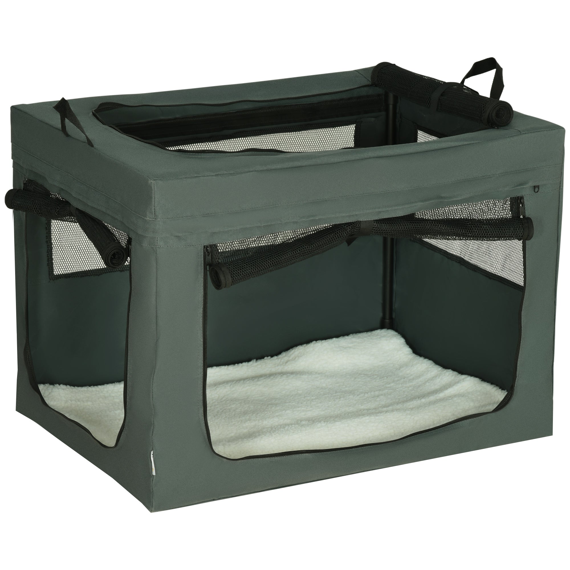 PawHut 80cm Soft Side Pet Carrier w/ Cushion - for Medium Dogs - Grey  | TJ Hughes