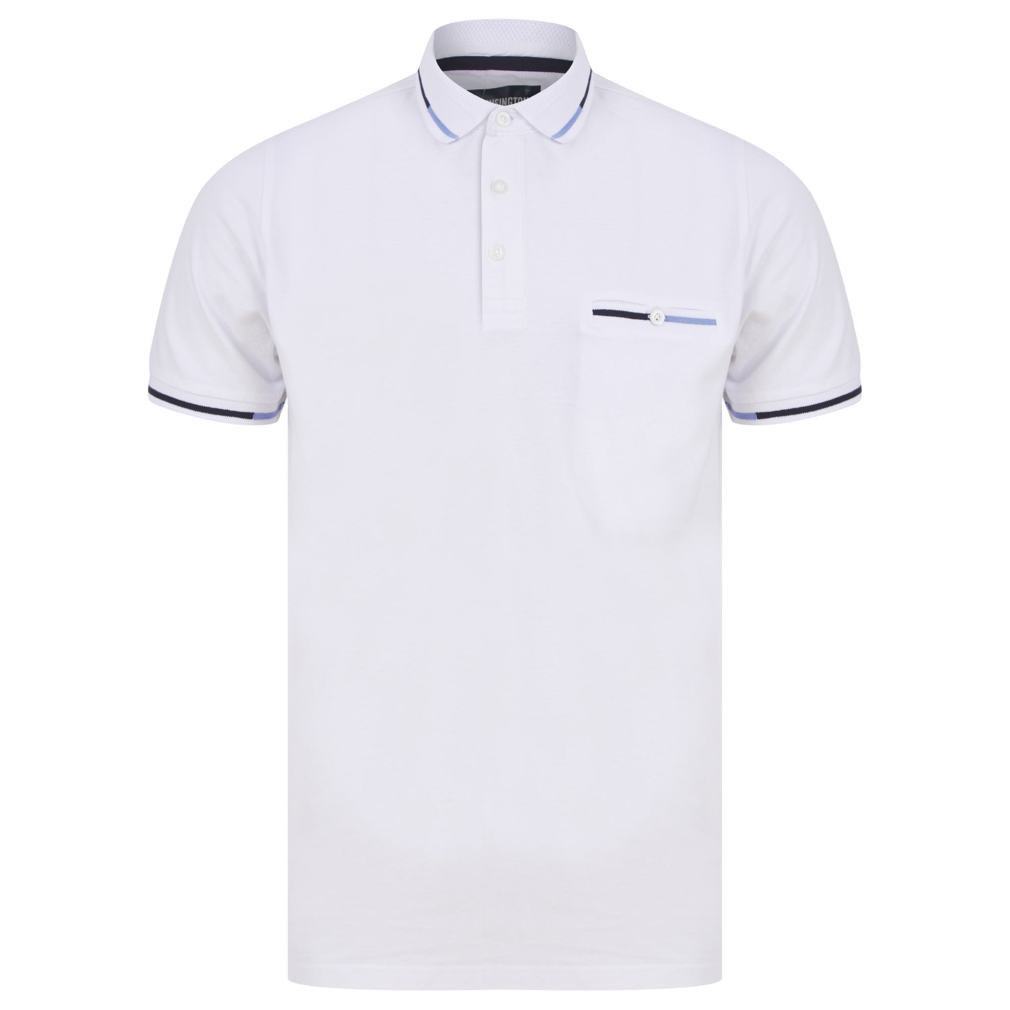 Men’s Kensington Eastside Tyers Polo Shirt - White - Large  | TJ Hughes