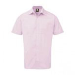 Orn Premium Oxford Short Sleeve Shirt - 14.5 / Lilac - TJ Hughes