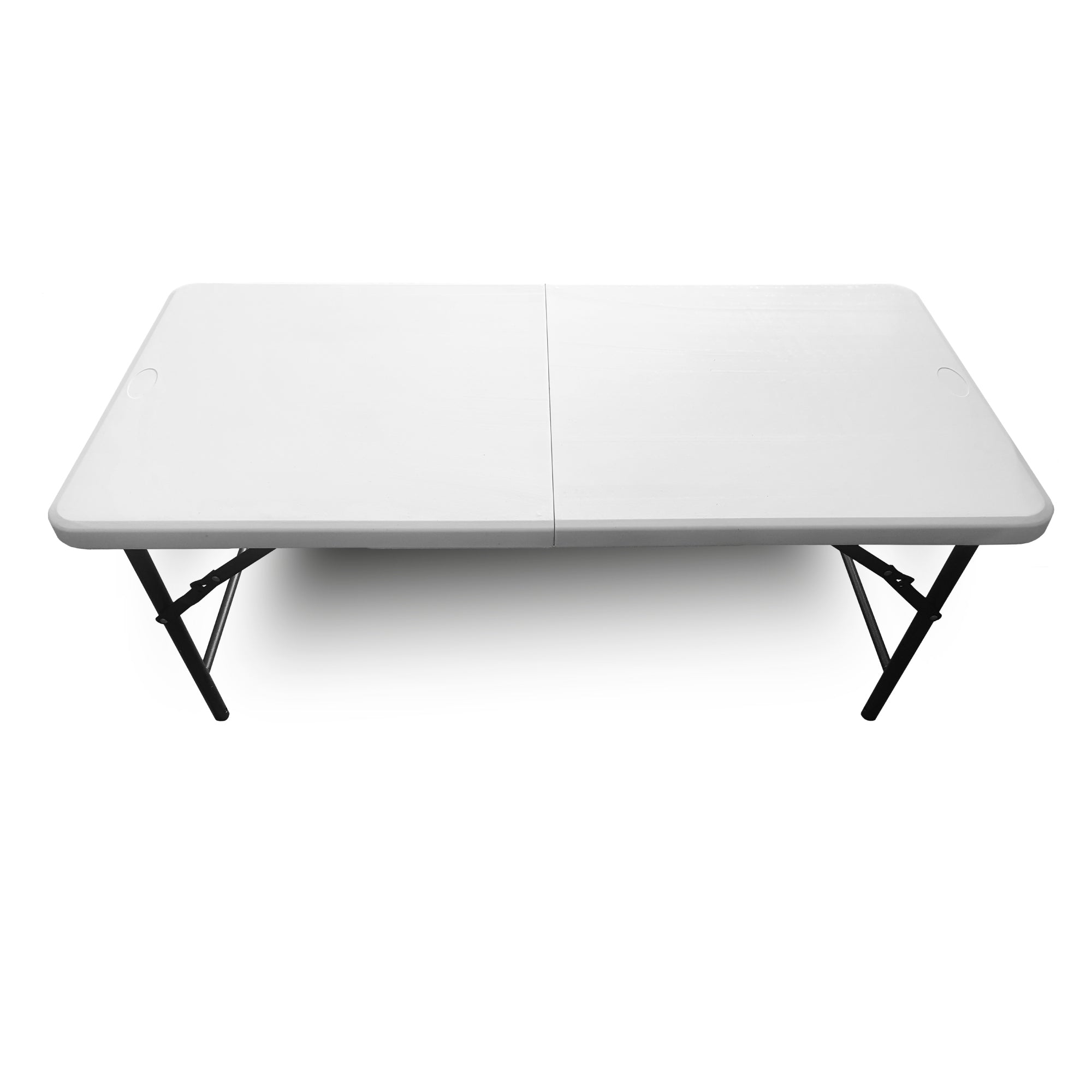 Silver & Stone Folding Trestle Table 4ft 120 X 56 X 73cm - White  | TJ Hughes