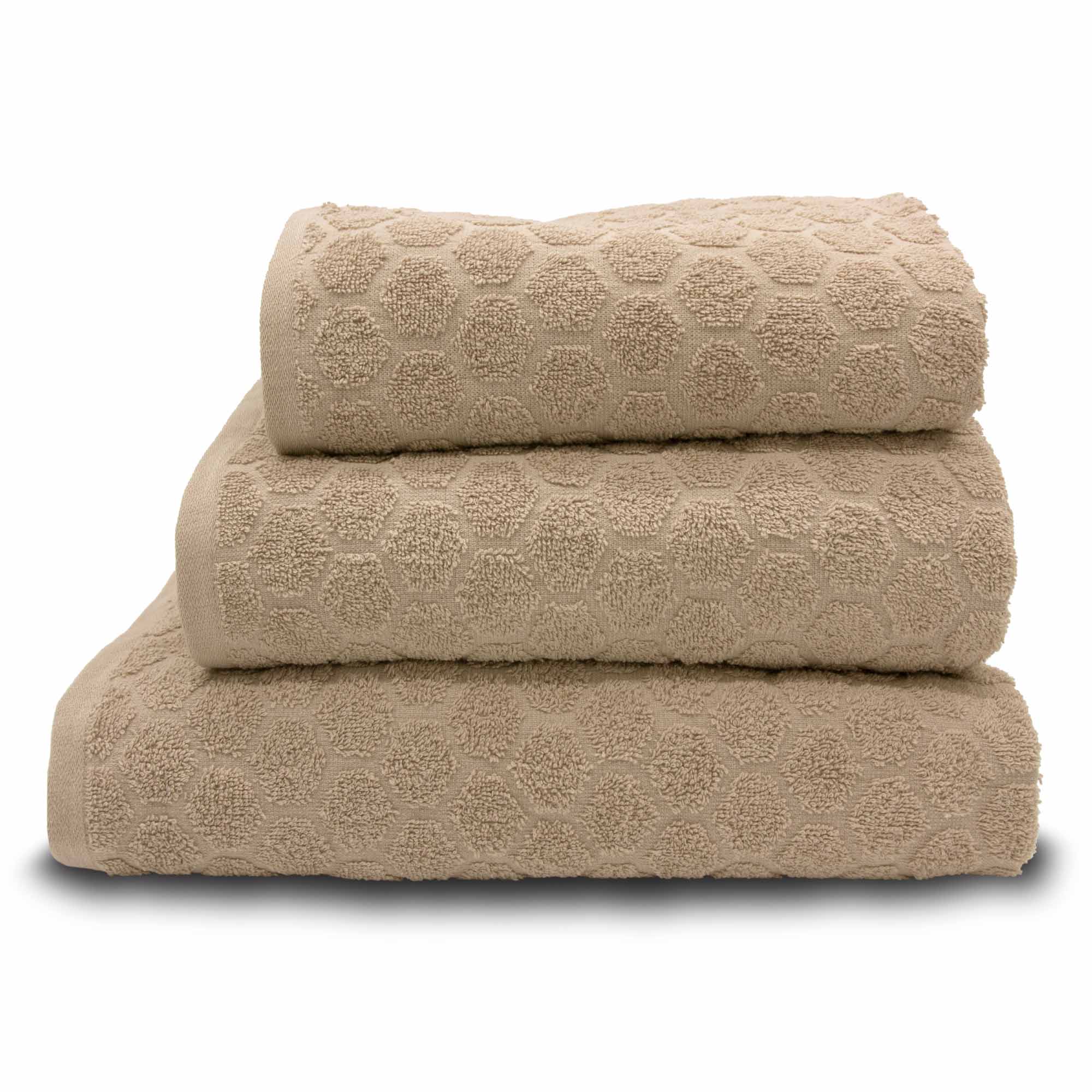 Lewis’s Honeycomb 100% Cotton Towel Range - Natural - Hand Towel  | TJ Hughes