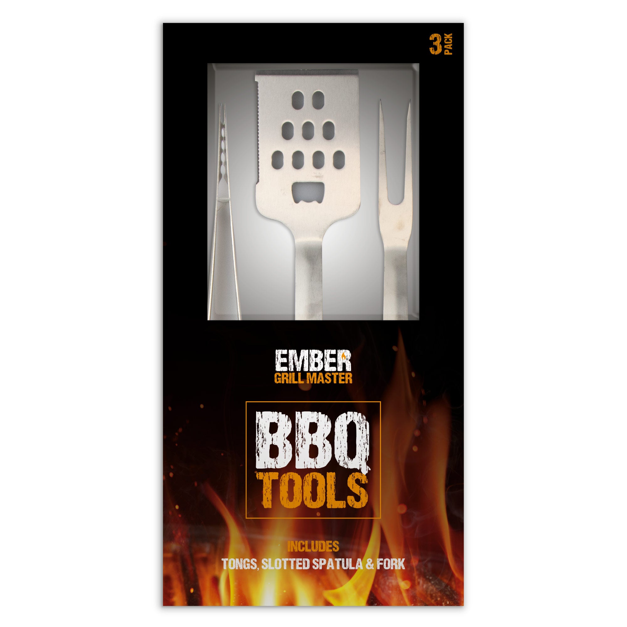 Ember 3 Pack of BBQ Tools - TJ Hughes