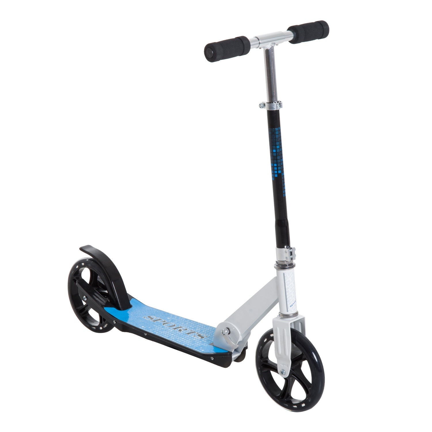 HOMCOM Kids Kick Scooter - Black/ Blue  | TJ Hughes Black