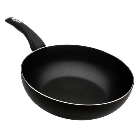 Pendeford Diamond Collection Wok 28cm  | TJ Hughes Black