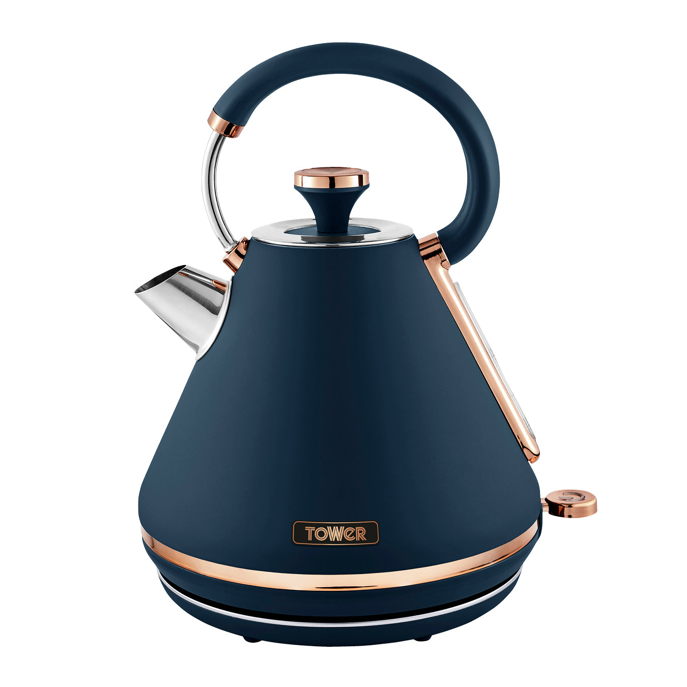 Tower Cavaletto 3KW 1.7 Litre Pyramid Kettle - Midnight Blue