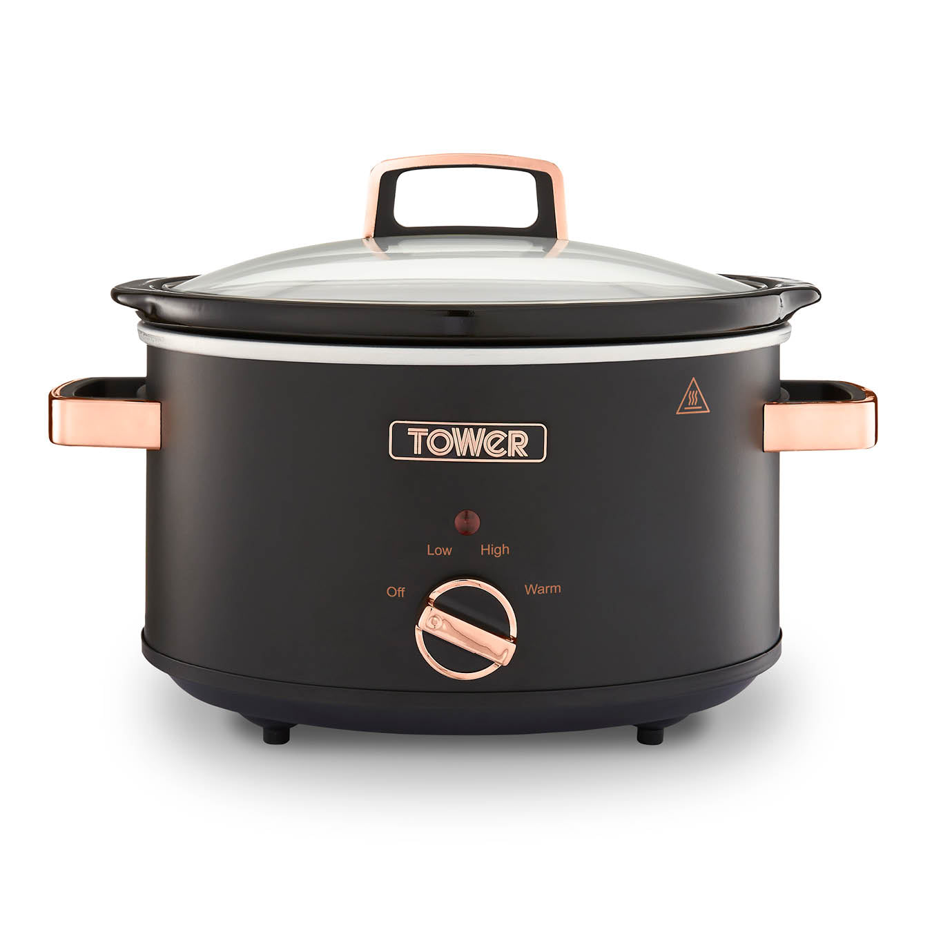 Tower Cavaletto 3.5 Litre Slow Cooker - Black  | TJ Hughes