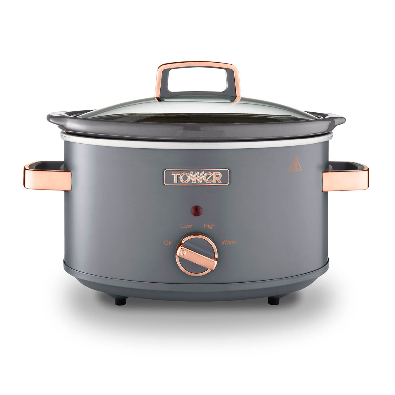Tower Cavaletto 3.5 Litre Slow Cooker - Grey  | TJ Hughes