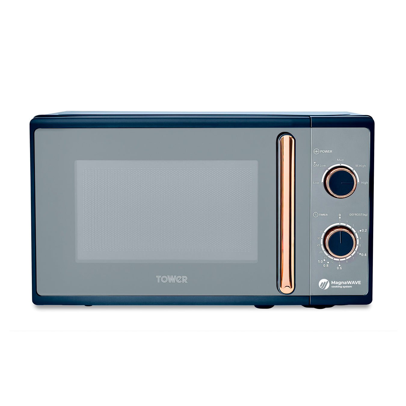 Tower Cavaletto 20L Manual Microwave - Midnight Blue