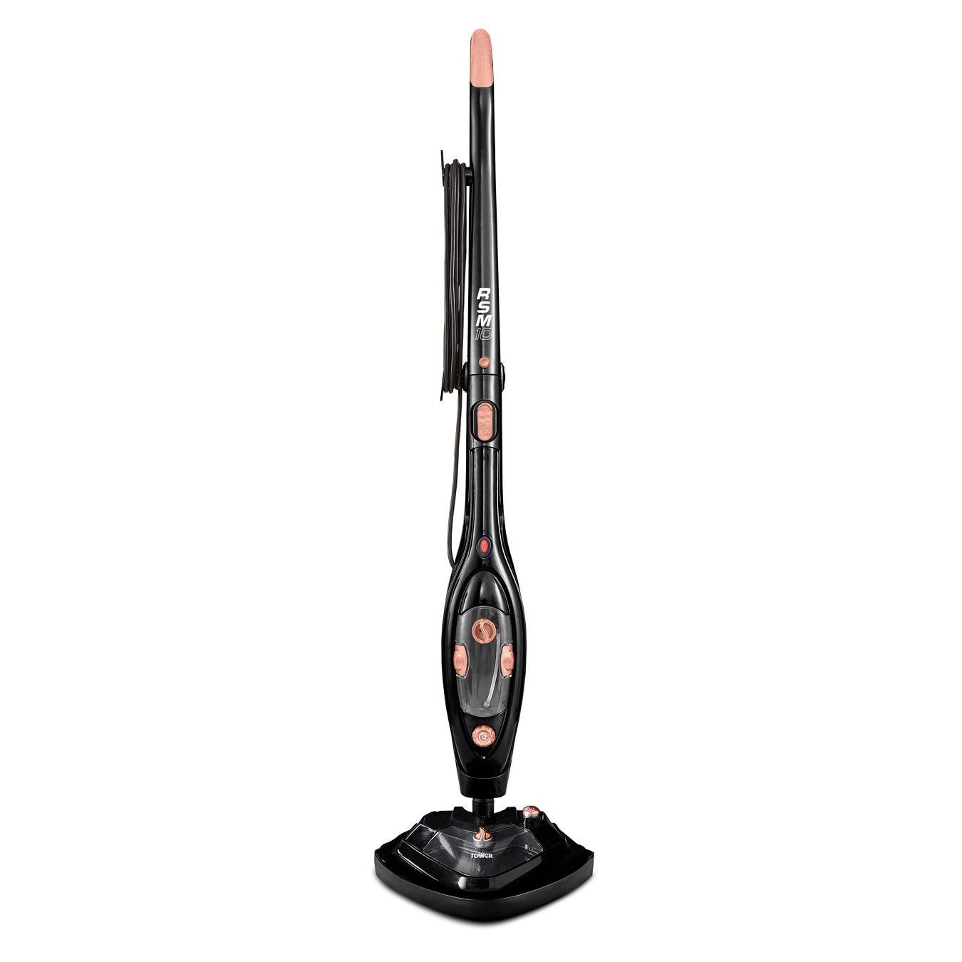 Tower RSM10 10-in-1 Steam Mop with Detergent Floor Head - Rose Gold  | TJ Hughes