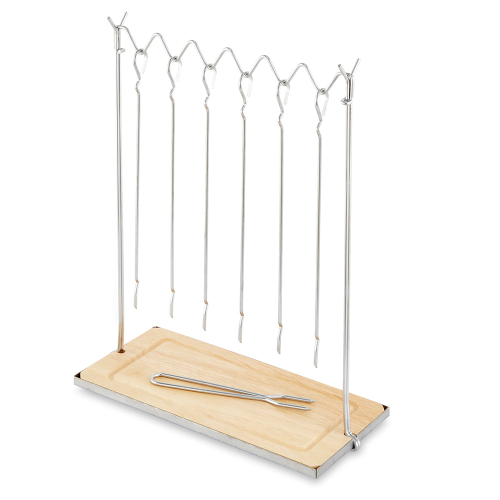 Tower BBQ Hanging Skewers with Stand 6 piece  | TJ Hughes