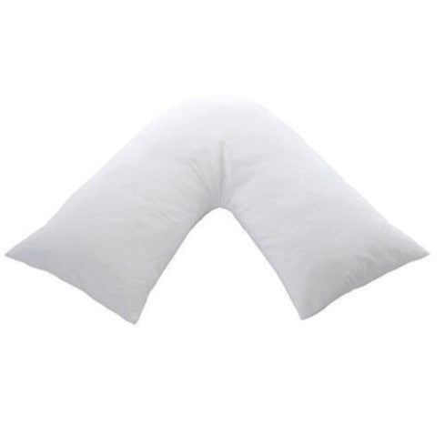 V Shaped Pillow - TJ Hughes White