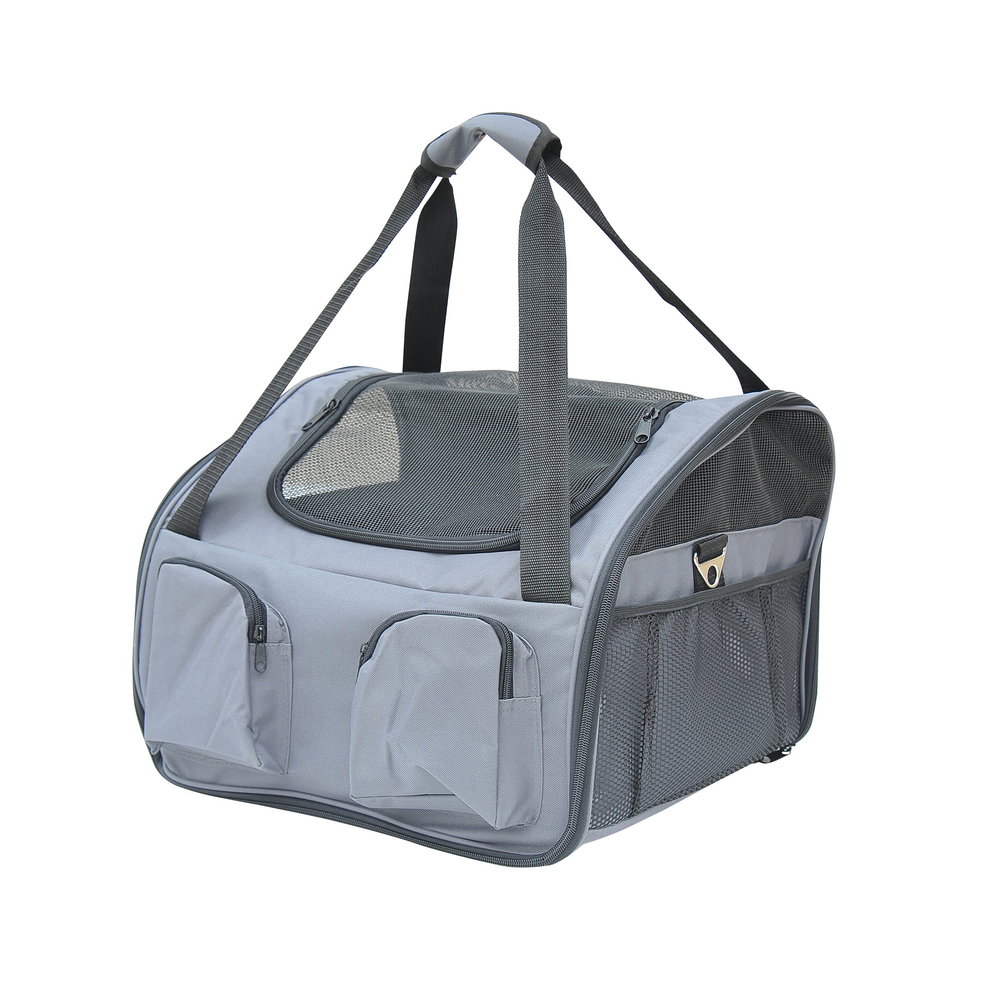 PawHut Folding Pet Bag Carrier Car Seat Dog Cat Safety Travel Shoulder Portable  | TJ Hughes