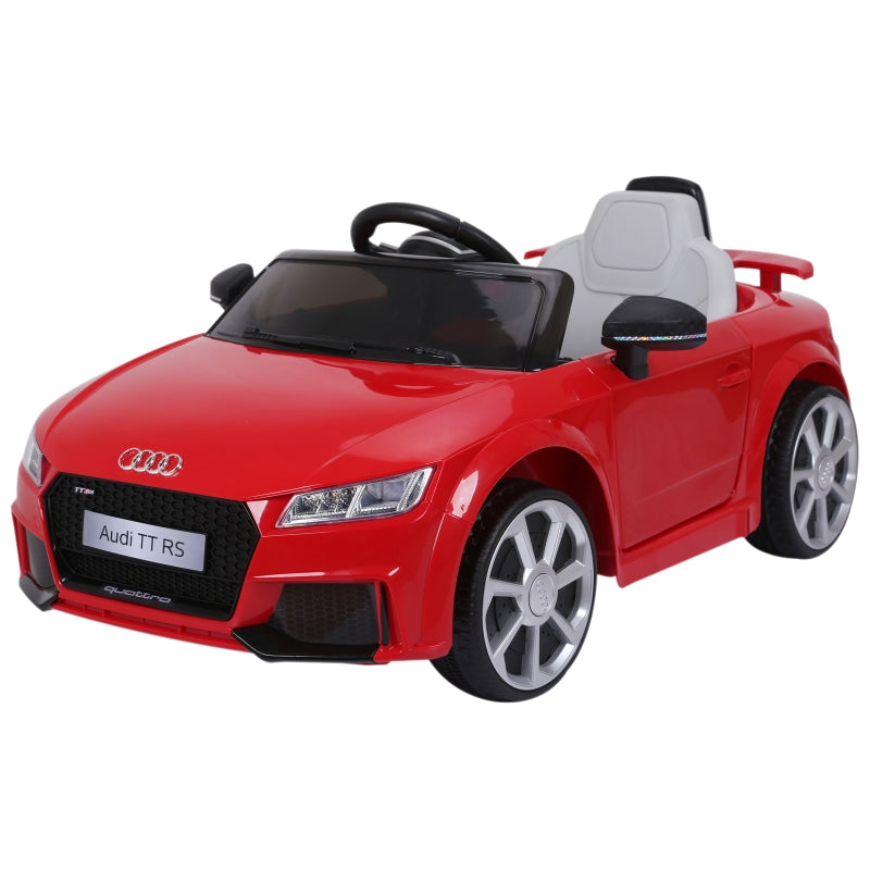 HOMCOM Kids Electric Ride On Car Audi TT RS - Red  | TJ Hughes