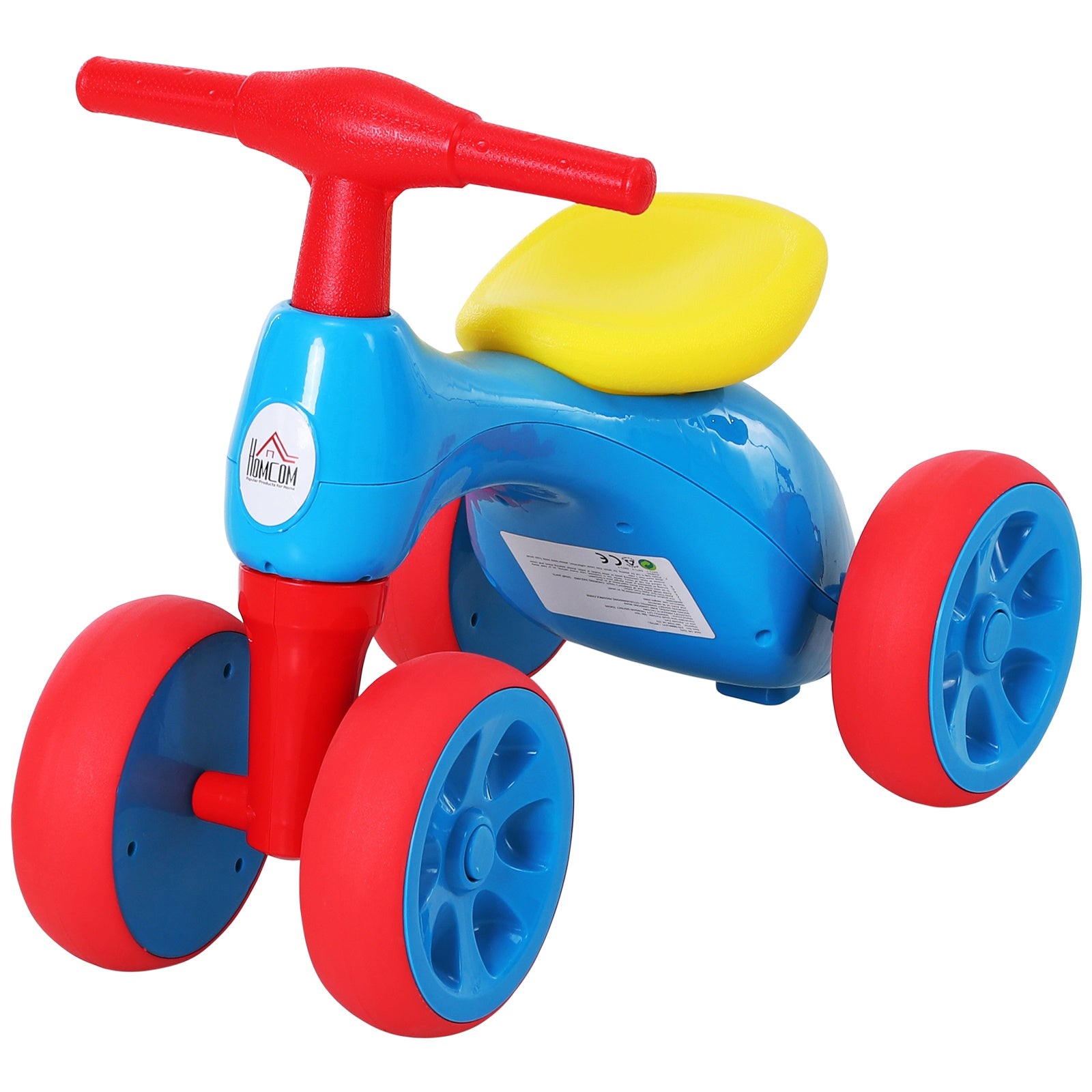 Kids Balance Bike - Blue - 57L x 33.5W x 42.5H(cm) - HOMCOM  | TJ Hughes