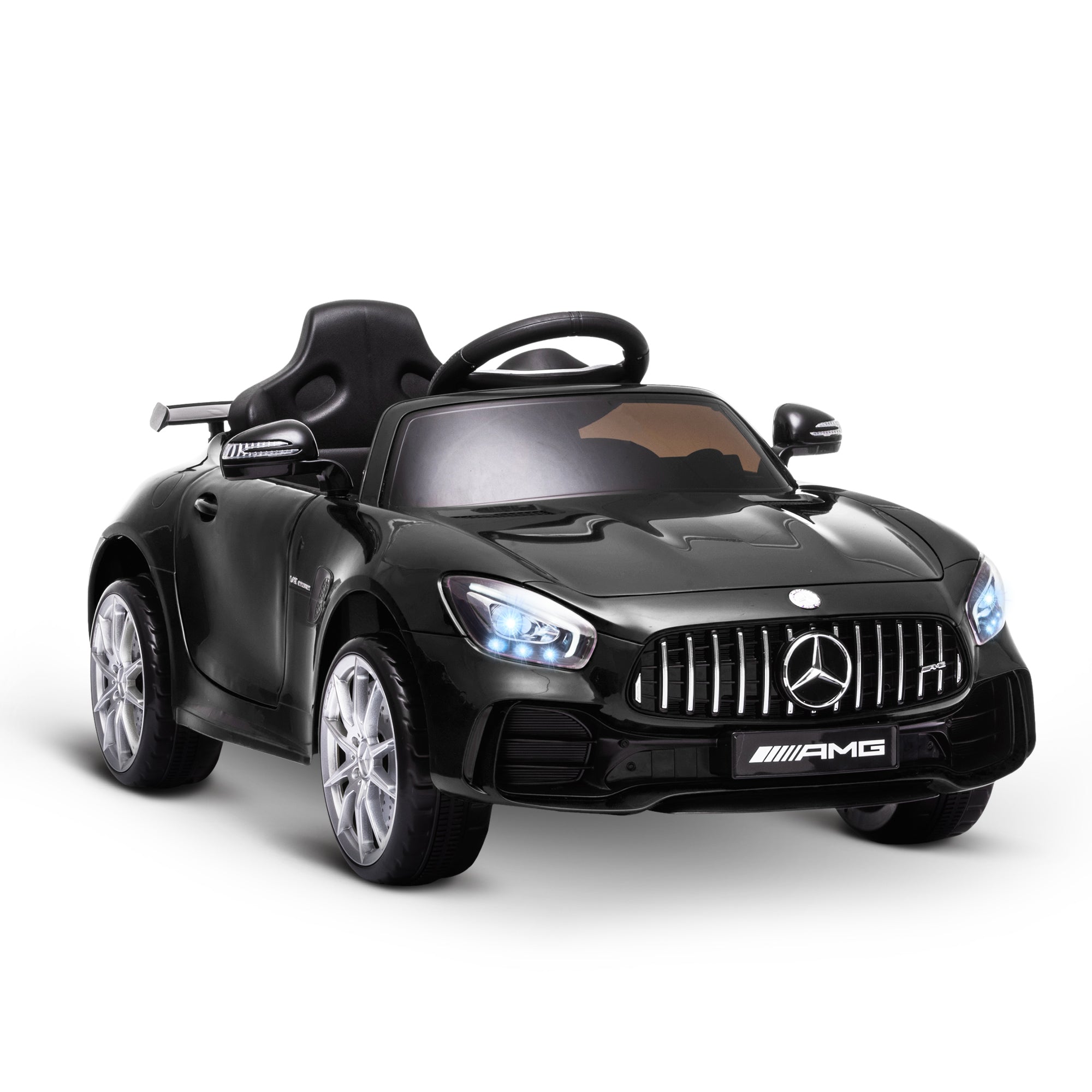 Kids Electric Ride on Mercedes Benz GTR 12v - Black - HOMCOM  | TJ Hughes